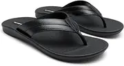 [Okabashi] Men's Voyager Flip Flop | Scultped Footbed w/Nonslip Grip | Slip Resistent & Waterproof | Sustainably Made in the USA