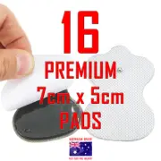 PainPod TENS compatible ELECTRODE PADS - 7cm x 5cm x 16 PREMIUM PADS ⭐⭐⭐⭐⭐