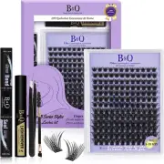 Lash Clusters Kit B02 Eyelash Extension Kit Lash Clusters Kit 156 PCS Eyelash Cl