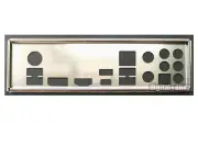 OEM I/O Shield For MSI MPG Z390 Gaming Edge AC Motherboard Backplate