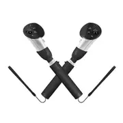 Asiv Handle Attachments For Meta Quest 3 Vr Controller Accessories, Vr Gorilla Tag Long Arms Beat Saber Extension Grips Black