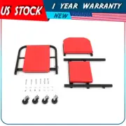 ?Foldable Z Creeper Seat Rolling Chair Mechanics Shop Garage Work Stool