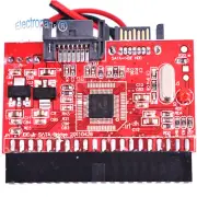 IDE to SATA ATA 100/133 Serial HDD CD DVD Converter Adapter + Power & SATA Cable