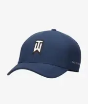 Nike Tiger Woods Fitted Hat L/XL Large X Large White Dri-FIT ADV Club Cap NEW