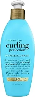 Organix Renewing Moroccan Argan Oil Curling Perfection Defining Cream, 6 Ounce, Blue (91617)
