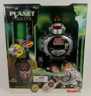 PLANET FIGHTER, SHOOTBOT ~ RARE 13" ROBOT, LIGHTS & SOUNDS & WALKS (SIMBA, TOYS)