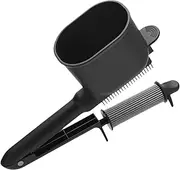 Perfk Hair Dye Coloring Brush Hair Coloring Dyeing Bleaching Beauty Multifunctional 2 in 1 Comb Salon DIY Tool for DIY Barber Shops