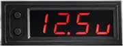 Car Clock Universal Automotive Digital Clock Date 3 in 1 LCD Display Electronic Temperature Noctilucent Trim Red Parts Accessories