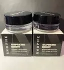 2*Morphe Cosmetics CLEAR Supreme Brow Sculpting & Shaping Wax 0.21 oz BNIB