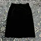 Yves Saint Laurent Encore Velvet Knee Length Skirt - Vintage - Size 12 - NWT