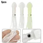 5x Fishing Soft Lure White About 9.4g At Night Fishing Kits Green Lures & Flies