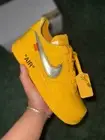 Size 9 - Nike Air Force 1 Low Off-White ICA Univeristy Gold Lemonade NEW OG ALL!