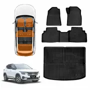 3D Floor Mats Boot Liner for Kia Seltos 2022-2025 All Weather Heavy Duty Cargo Car Trunk Luggage Tray