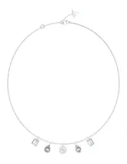[Guess] 4G Light Necklace in Silver-Tone