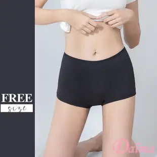 【黛瑪Daima】 安全褲 短版 隱形 零束縛 黑色 一件組/三件組可選 FREE 1236