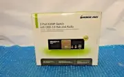 IOGEAR 2 PORT KVMP SWITCH W/ USB 2.0 HUB & AUDIO- GCS1802