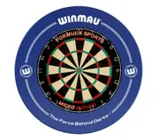 Formula Sports Micro Band 3 Dart Board and Winmau Printed Blue Dartboard Surround Set