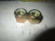 5/8"-11 Grade 8 Nylon Insert Hex Lock Nut Zinc Yellow Coarse Nylok 50 nuts