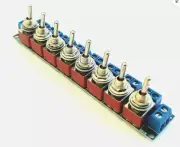 RKpdu4 DPDT Toggle Power Distribution Board for Bachmann, Hornby Model Railway
