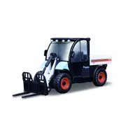 Bburago Licensed 10cm BobCat Toolcat 5600 With Pallet Fork High Detail Mini Forklift Model