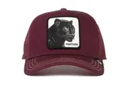 Goorin Brothers Mens Baseball Trucker Cap Hat Snapback Maroon Panther - Maroon