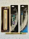 Parker & A.T. Cross Ball Pen & Floating Ball Pen Refills + Bonus New in Package