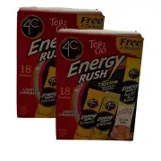 4C Tea 2 Go Drink Mix Packets, Sugar Free 36 Packets Total