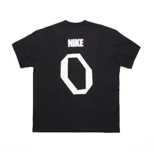 【NIKE 耐吉】短袖 Basketball 男款 黑 白 大LOGO 寬鬆 純棉 棉T 短T 大勾(FJ2307-010)