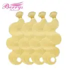 1/3/4 30Inch 613 Blonde Hair Extension Brazilian Hair Weave Bundles Body Wave 10