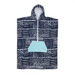 OCEAN&EARTH絲絨女士浴巾衣斗篷LADIES ZIP FRONT HOODED PONCHO澳洲衝浪