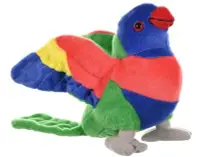 在飛比找Yahoo!奇摩拍賣優惠-14831A 歐洲進口 限量品 好品質 澳洲鸚鵡絨毛絨娃娃彩