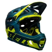 Bell Super DH Spherical MIPS MTB Helmet (Matte/Gloss Blue/Hi-Viz)