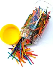 Match Sticks Coloured – 150 in JAR Hands On Teaching Resources and World Globe
