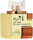 Lattafa 24 Carat Pure Gold Aromatic Oud Rose Saffron Vanilla Unisex Perfume