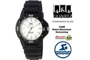 VQ84J004 Citizen Made Q&Q Swimming Men's Watch 100-Metres Water Resistant Diver Style