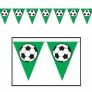 Soccer Ball Pennant Flag Plastic Banner