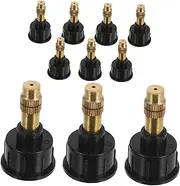 CAXUSD 10pcs Spray Bottle Nozzle Replacement Mist Sprayer Heads for Plant Watering Durable Friendly Fine Mist Spray for Garden Household Use
