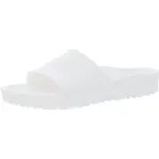Birkenstock Womens White Open Toe Slip On Flat Slide Sandals 37 BHFO 7034