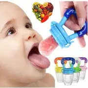 Baby Food Feeder Nibbles Pacifier Safety Fresh Fruit Feeding Silicone Nipples AU