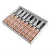 Wood Carving Chisel Set 8Pieces Professional Sculpture Woodworking Crafting Tool