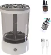 HoLiane SparkSpin USB Electric Makeup Brush Cleaner-Portable, Automatic, Plug-In