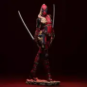 Painted Lady Deadpool Statue 1/4 Sexy Figure