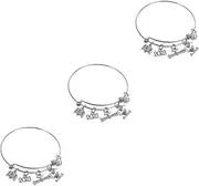 [Abaodam] Pcs Chic Graduation Charm Bracelet Adjustable Bangle for Her College High School Seniors Graduation Party Accessory