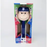 Peanuts Charlie Brown Giant 12" New York Yankee Musical Pez Dispenser New in Box