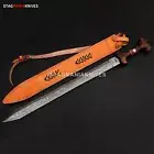 Hand Forged Damascus Steel Hunting Battle Ready Outlandish Roman Gladius Sword