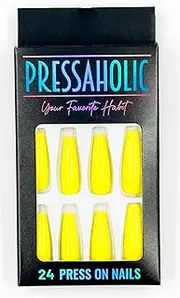 Pressaholic Press On Nails- 24 Press On Nails Style: (Shazzam)