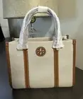 TORY BURCH BLAKE SMALL COTTON CANVAS TOTE