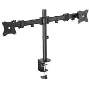 Digitus DA-90349 15-27" Dual Monitor Stand with Clamp Base Tilt: +/-30°Swivel: +/-90°Rotation: 360° VESA Mounting75 x 75100 x 100 [DA-90349]