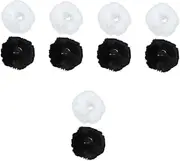 Healeved 5sets Plush Rabbit Tail White Costume Party Accessory for Boys and Girls Adults 2pcs*5