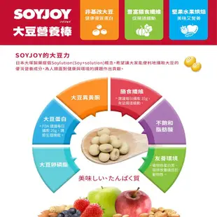 SOYJOY 大豆營養棒 大豆蛋白棒 能量棒 Soy Bar 盒裝 巴弟蛋白